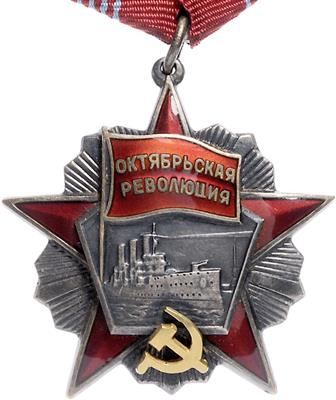 Orden der Oktoberrevolution, - Orders and decorations