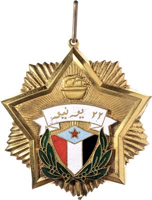 Orden der Republik Südjemen, - Orden und Auszeichnungen