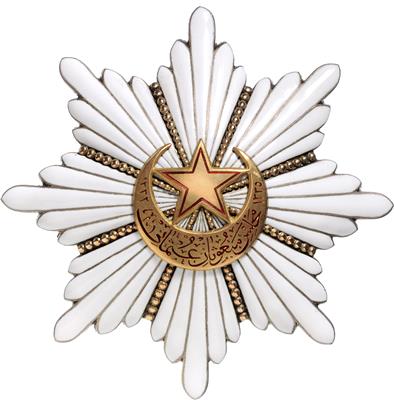 Auszeichnungsstern für die Mitglieder des ottomanischen Parlaments 1916, - Orders and decorations