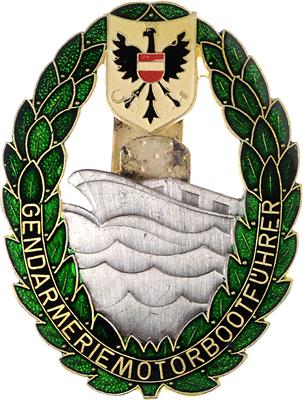 Lot Abzeichen Gendarmerie, - Orden und Auszeichnungen