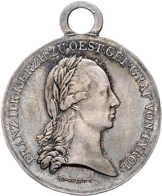 Tiroler Denkmünze 1797, - Řády a vyznamenání