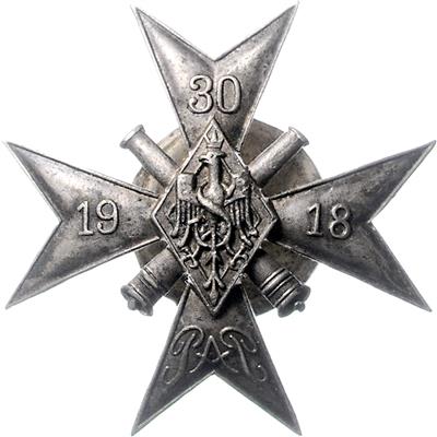 30. Feld - Art. - Regiment - Řády a vyznamenání