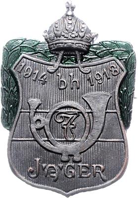 7. bh. Jäger 1914 - 1918, - Orden und Auszeichnungen