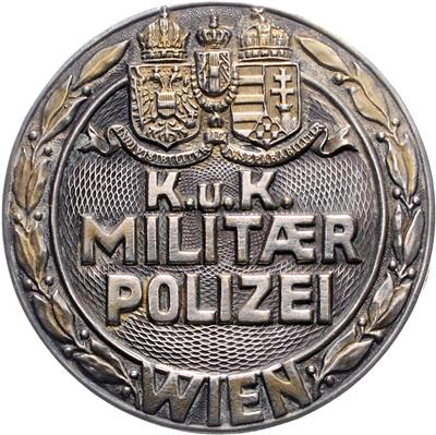 Abzeichen "K. u. K Militär Polizei Wien" - Řády a vyznamenání