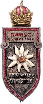 Edelweiss Division Karl I. 15. Mai 1917, - Orders and decorations