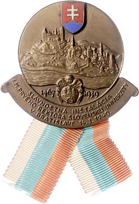 Abzeichen der Universität Bratislawa 14.1.1940 - Orden und Auszeichnungen