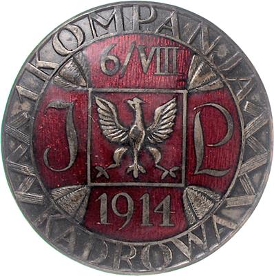 Erinnerungsabzeichen der 1. Kader - Kompanie 1914 - 1920 - Orders and decorations