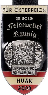 HUAK - Abzeichen "Feldwebel Raunig" 2008 - Onorificenze e decorazioni