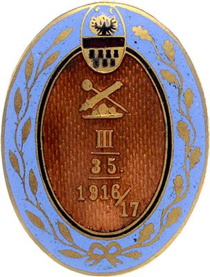 III./ 35. 1916/17 - Siebenbürgen - Orden und Auszeichnungen