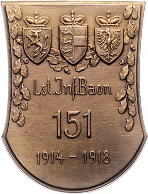 Lst. Inf. Baon. 151 1914 - 1918 - Orden und Auszeichnungen