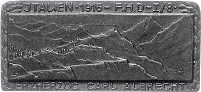 Italien 1916 - F. H. D. - I/8 Erzherzog Carl Albrecht, - Onorificenze e decorazioni