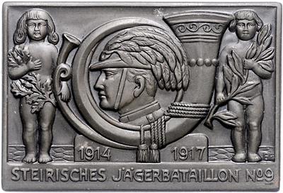 Steirisches Jägerbataillon Nr.9 1914/1917, - Orden und Auszeichnungen