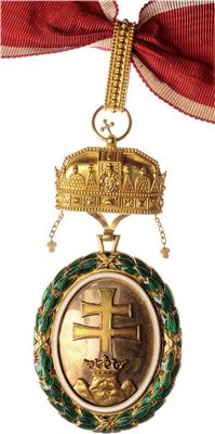 Ungarische Große Goldene Medaille mit der Krone (Großes Signum Laudis), - Orders and decorations