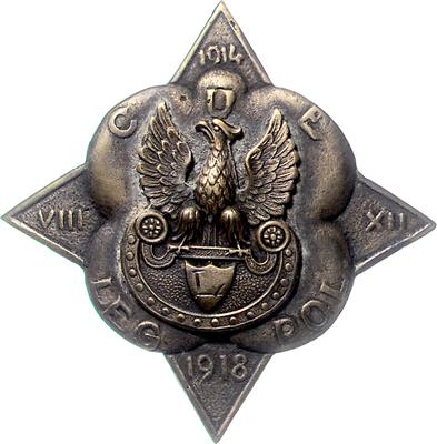 Erinnerungsabzeichen der zentralen Registrierungsbehörde der polnischen Legionen 1918 - Orders and decorations