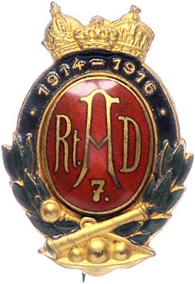 Rt. A. D.7. 1914-1916, - Orden und Auszeichnungen