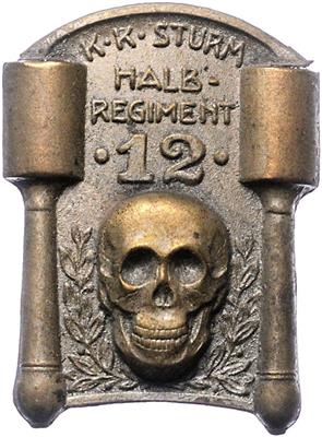 K. K. Sturm Halb-Regiment 12, - Řády a vyznamenání
