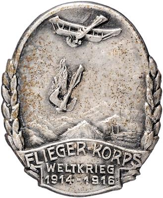 Abzeichen Flieger - Korps Weltkrieg 1914 - 1916, - Řády a vyznamenání