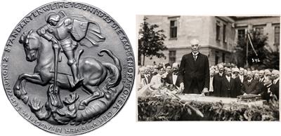 Medaille zur Standartenweihe der Wiener Dragonerschwadron 2 der Sachsen-Dragoner 16. Juni 1929 - Onorificenze e decorazioni