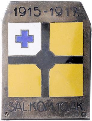 Sal. Kom. 10. AK. 1915-1917 - Onorificenze e decorazioni