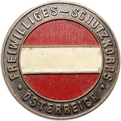 Abzeichen des freiwilligen Schutzkorps, - Orden und Auszeichnungen