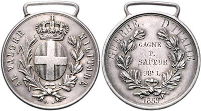 Medaille für militärische Tapferkeit (Al Valore Militare) - Onorificenze e decorazioni