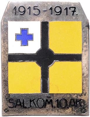 Sal. Kom. 10. AK 1915-1917, - Řády a vyznamenání