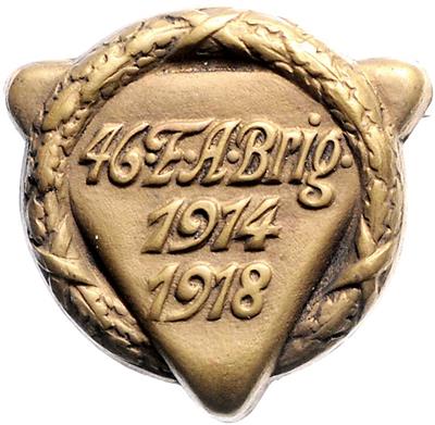 46. F. A. Brig. 1914/1918, - Řády a vyznamenání
