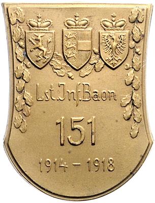 Lst. Inf. Baon. 151 1914-1918, - Orden und Auszeichnungen