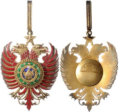 Skanderbeg - Orden, - Onorificenze e decorazioni
