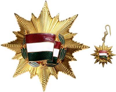 Fahnenorden der ungar. Volksrepublik, - Orden und Auszeichnungen