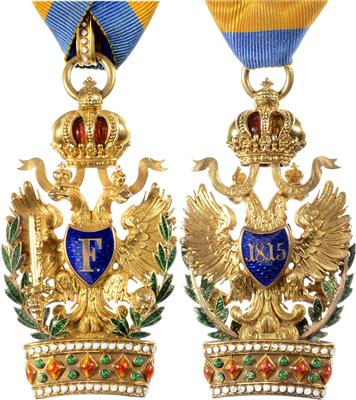 Feldmarschall-Leutnant Karl von Nagy - Orden der Eisernen Krone, - Řády a vyznamenání