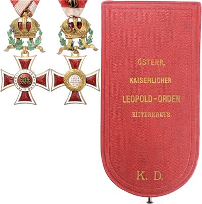 Leopoldorden, - Onorificenze e decorazioni