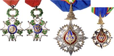 Orden der Krone von Thailand, - Orden und Auszeichnungen