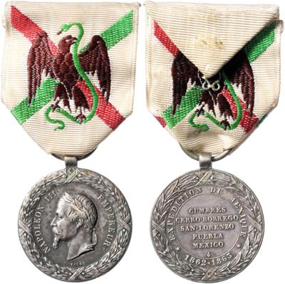 Mexikomedaille 1862/63 - Onorificenze e decorazioni