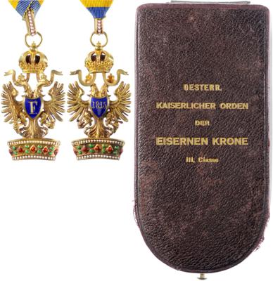 Orden der Eisernen Krone, - Onorificenze e decorazioni