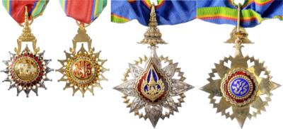 Orden der Krone von Thailand, - Orden und Auszeichnungen