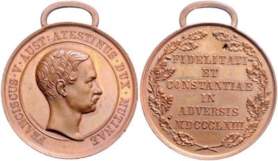 Medaille für treu gebliebene Militärs und Beamten 1863, - Decorazioni e onorificenze