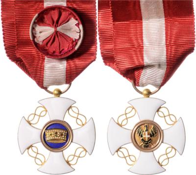 Italienischer Kronenorden, - Medaile a vyznamenání