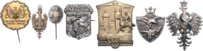 Lot Kappenabzeichen Polnische Legion, - Orden und Auszeichnungen