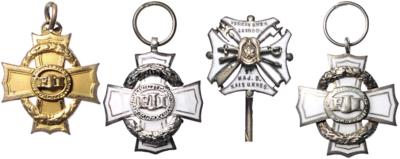 Lot Miniaturen Kriegskreuz für Zivilverdienste, - Medaile a vyznamenání