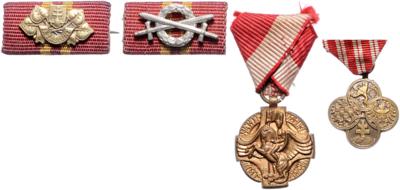 Lot Miniaturen und Abzeichen Tschechoslowakei und Slowakei, - Medaile a vyznamenání