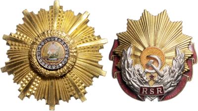Lot Orden VR Rumänien, - Medaile a vyznamenání