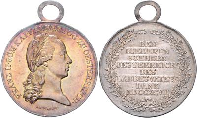 Militärverdienstmedaille für das Niederösterreichische Aufgebot 1797, - Ordini e riconoscimenti