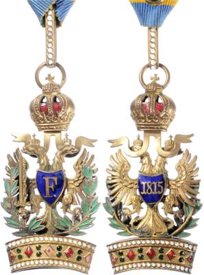 Orden der Eisernen Krone, - Ordini e riconoscimenti