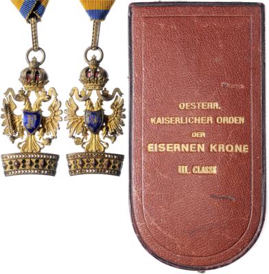 Orden der Eisernen Krone, - Medals and awards