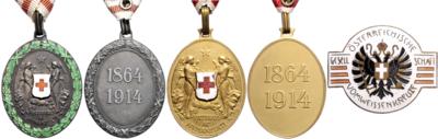 Sammlung Ehrenmedaillen vom Roten Kreuz, - Medals and awards