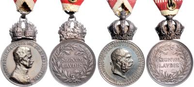 Sammlung Militärverdienstmedaillen, - Medaile a vyznamenání