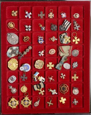 Sammlung Miniaturen Deutsche Staaten, - Medaile a vyznamenání