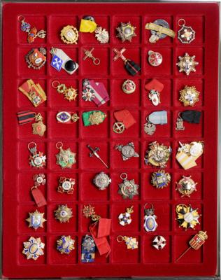Sammlung Miniaturen Spanien, - Medaile a vyznamenání