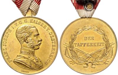 Tapferkeitsmedaille, - Medaile a vyznamenání